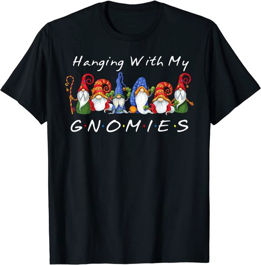 Hanging With My Gnomies Christmas T-Shirt