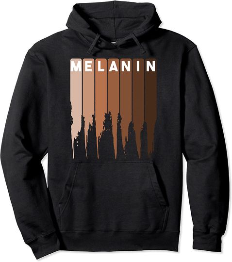 Cool Melanin Gift Dripping Proud Afro Shades Pullover Hoodie