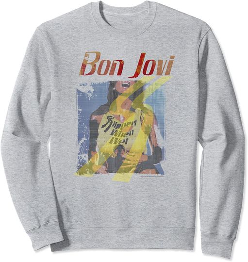Bon Jovi Slippery When Wet Girl Sweatshirt