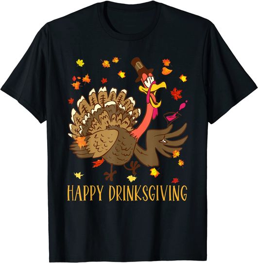 Happy Drinksgiving Drunk T-Shirt