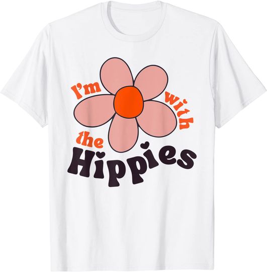 I'm With The Hippies Peace Love Kindness T-Shirt