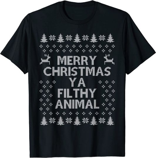 Merry Christmas Filthy Xmas Animal Awesome T-Shirt