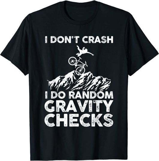 Funny Mountain Bike Art MTB Mountain Biking Lover Men Women T-Shirt