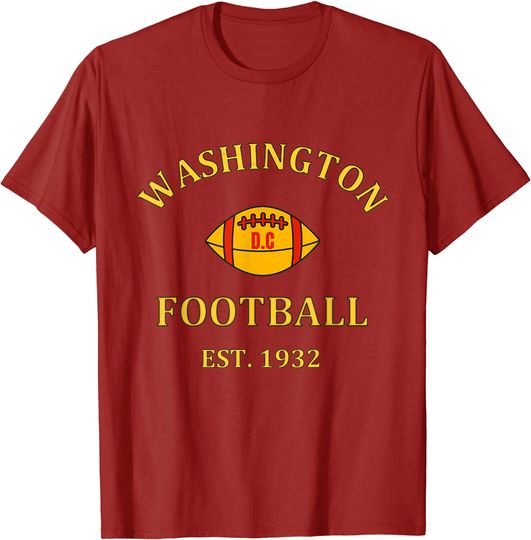 Vintage Washington Football DC Sports Team Novelty Gift T-Shirt