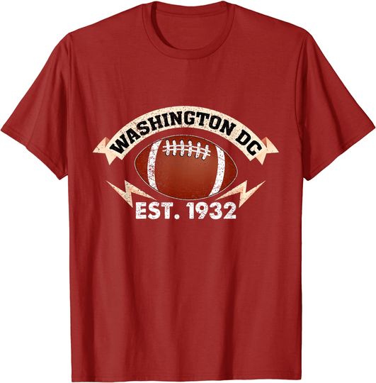 Vintage Washington DC Football Gift Sports Team 1932 Pride T-Shirt
