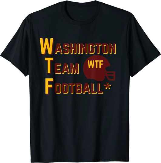 Washington Team Football Helmet Logo For Men and Women T-Shirt