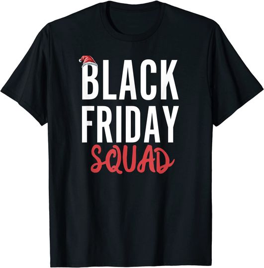 Black Friday Squad Funny Matching Shopping Team Christmas T-Shirt