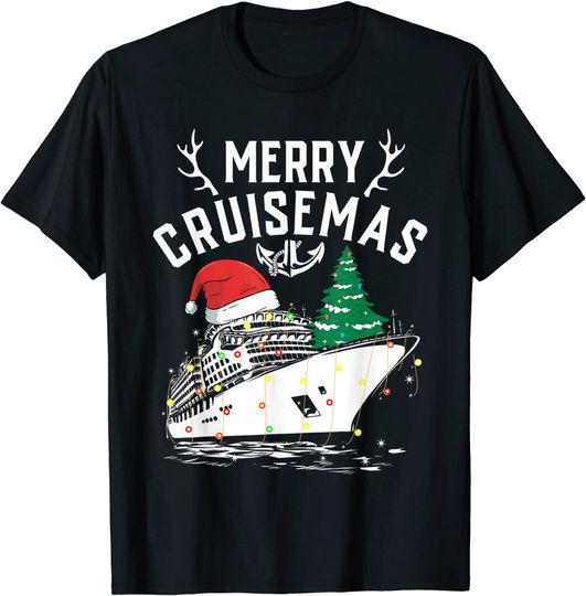 Merry Cruisemas Funny Cruise Ship Family Christmas Gift T-Shirt