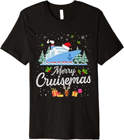 Family Cruise Christmas Tee Merry Cruisemas Premium T-Shirt