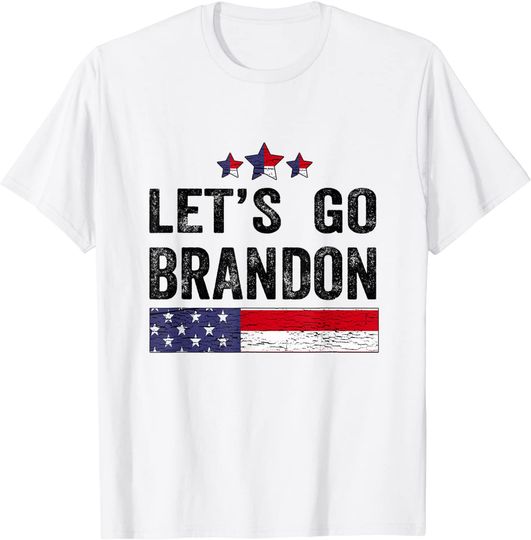 Let's go Brandon USA Flag T-Shirt