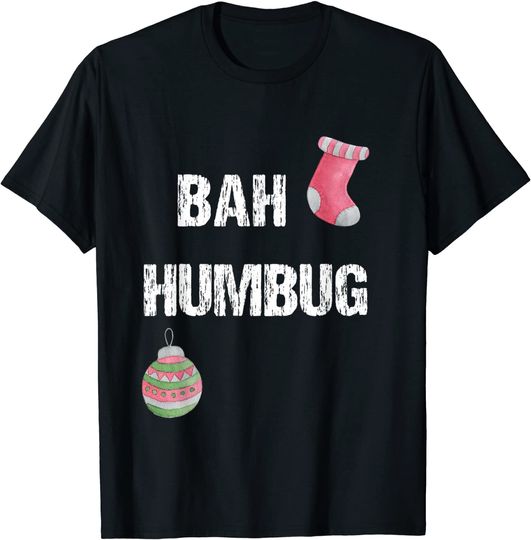 Bah Humbug Christmas Hater T Shirt