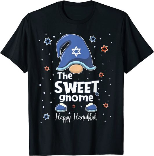 Sweet Gnome Funny Hanukkah Family Matching T-Shirt