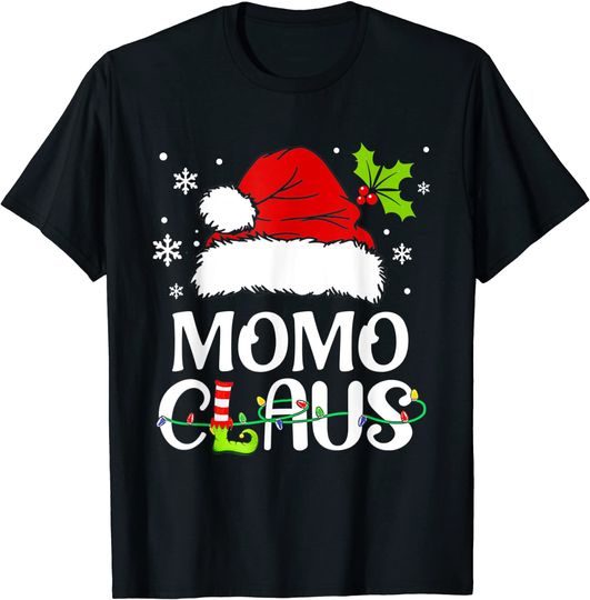 Momo Claus Shirt Christmas Pajama Family Matching Xmas T-Shirt