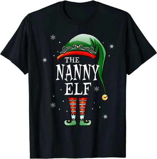 Matching Family The Nanny Elf Christmas T-Shirt