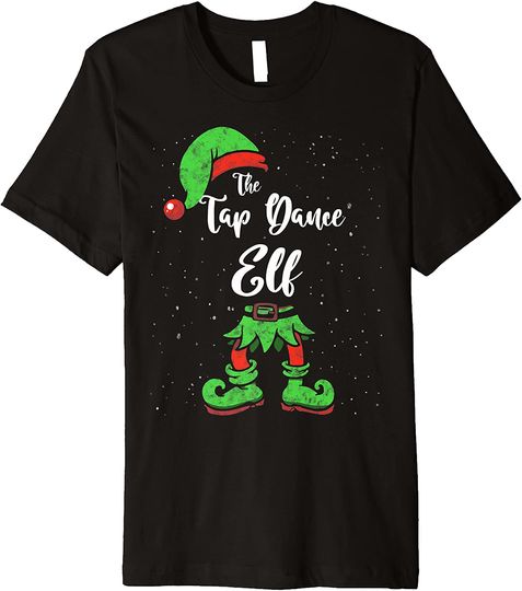 Tap Dance Elf Matching Family Christmas Pajama Costume Premium T-Shirt