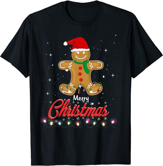 Merry Christmas Gingerbread Merry Christmas Cookie Bakers T-Shirt