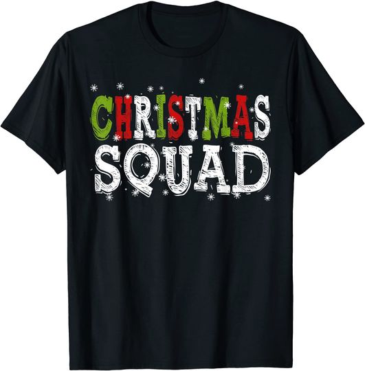 Team Santa Group Christmas Squad Family Matching Xmas T-Shirt