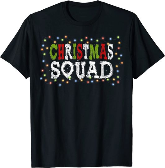 Team Santa Group Christmas Squad Family Matching Xmas T-Shirt