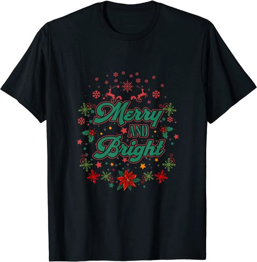 Merry and Bright Christmas Season T-Shirt