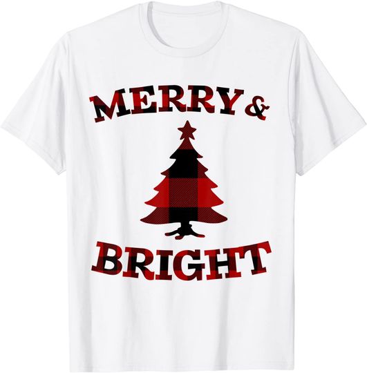 Plaid Merry and Bright T-Shirt