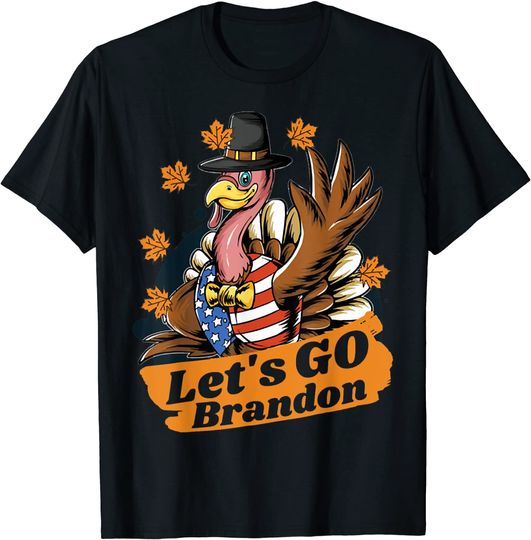 Thanksgiving Brandon Lets Go Brandon  T-Shirt