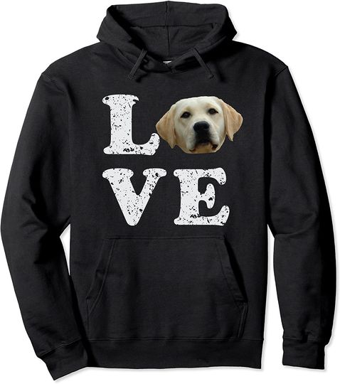 I Love My Yellow Lab Hoodie | Labrador Retriever Dog Gift