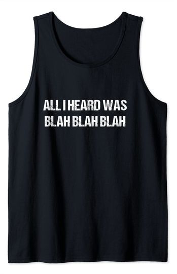 Critical Quotes Tank Top