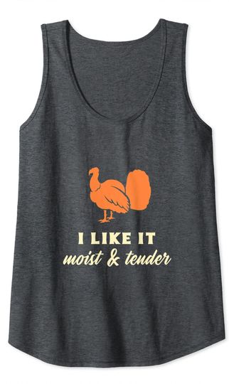 Thanksgiving Dad Vintage BBQ I Like It Moist And Tender Tank Top