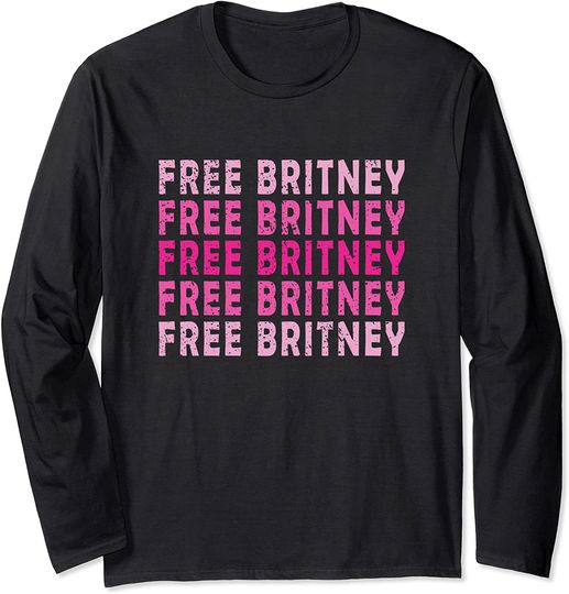 Free Britney Vintage Graphic #FreeBritney Long Sleeve