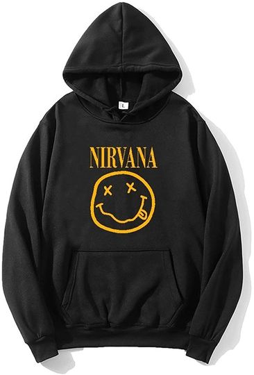 Black and yellow Hoodies Nirvana