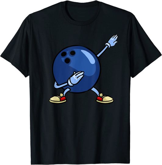 Bowling Ball Gift Pin Men Women Kids Youth Mom Alley T-Shirt