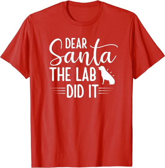 Christmas Dear Santa Labrador Retriever T-Shirt