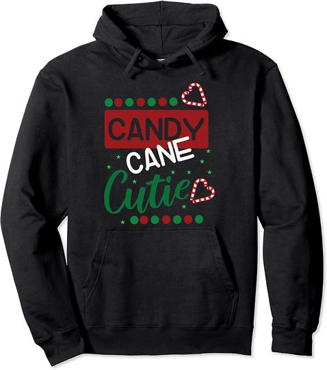 Candy Cane Cutie Funny Christmas Xmas Gift Pullover Hoodie