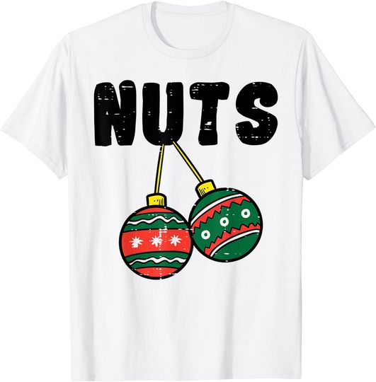 Nuts Chestnut Adult Matching Couples Christmas Set PJs Men T-Shirt