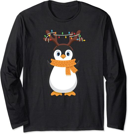 Christmas Penguin Reindeer Santa Holiday Pajama 2020 Cute Long Sleeve