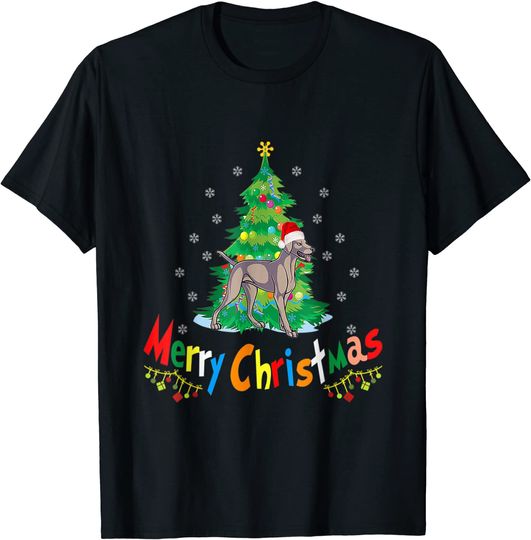 Weimaraner Dog Ugly Christmas Sweater T-Shirt