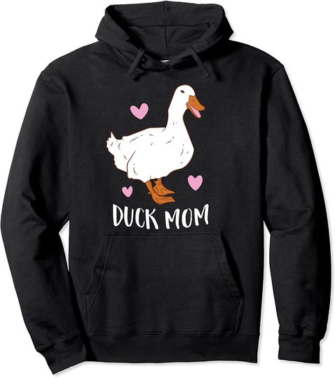 Crazy Duck Mother Duck Mom Pullover Hoodie