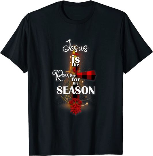 Jesus Is The Reason Christmas For The Season Pajamas Adults T-Shirt