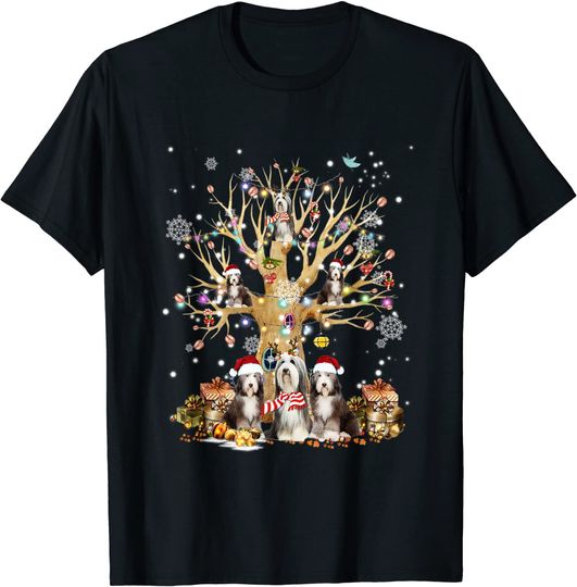 Old english sheepdog Christmas Tree Ornament For Dog Lover T-Shirt