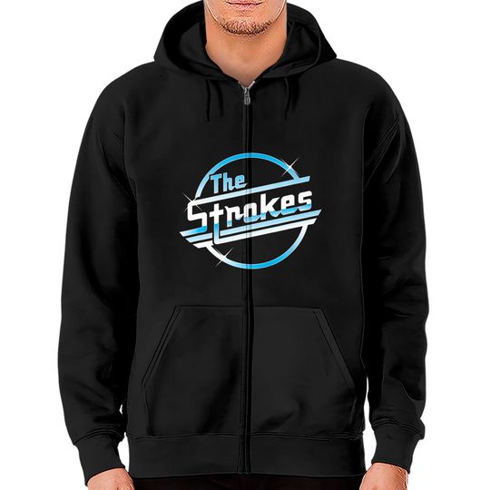 The Strokes  Logo Zip Hoodie