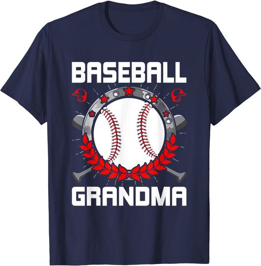 Baseball Grandma Baseball Lover T-Shirt