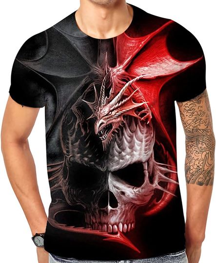Men's Graphic Tees,Novelty Graphic T-Shirts