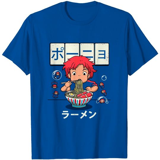 Ponyo Goldfish Ramen T Shirt
