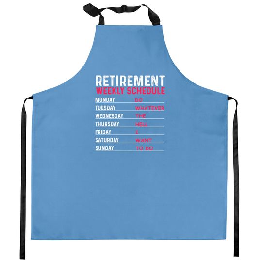 Funny Retirement Gift For Cool Retired Retiree Kitchen Apron