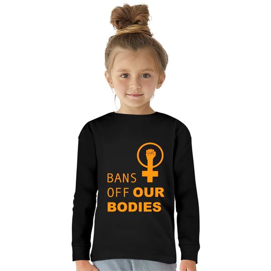 Bans Off Our Bodies Kids Long Sleeve T-Shirt