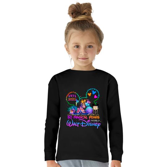 Walt Disneyworld 50th Anniversary Kids Long Sleeve T-Shirt