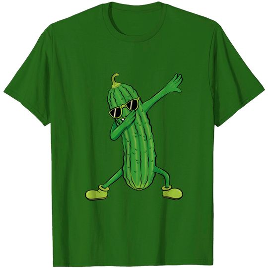 Dabbing Pickle Dancing Cucumber lover Funny T-Shirt