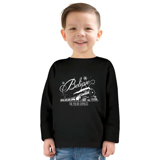 The Polar Express Believe Kids Long Sleeve T-Shirt