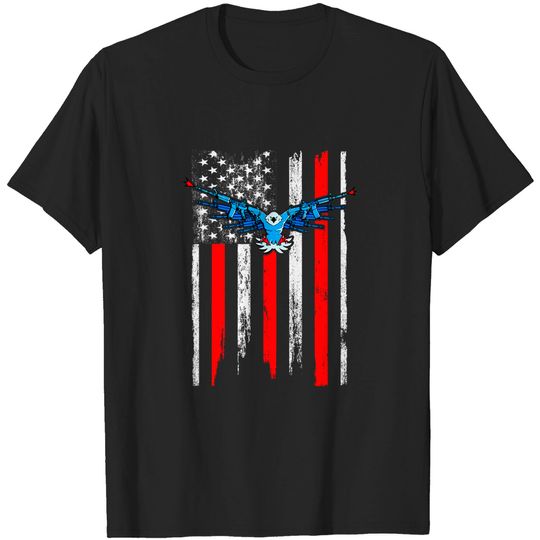 The Flag of america Demolition Ranch Shirt