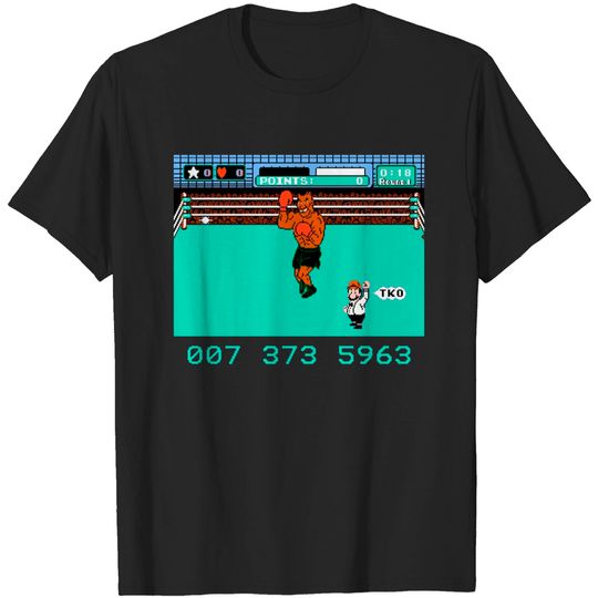 Mike Tysons Punch Out NES T Shirt